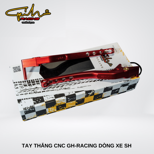 TAY THẮNG CNC FORM ZIN DÀNH CHO SH ( ĐỎ )
