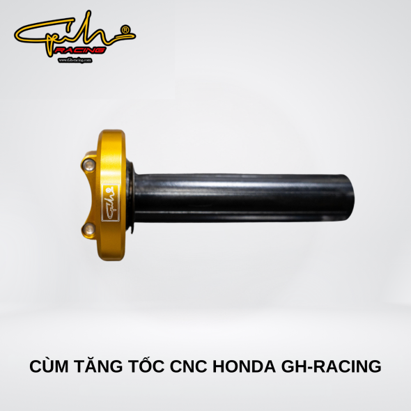 CÙM TĂNG TỐC CNC GH-RACING ( GOLD )