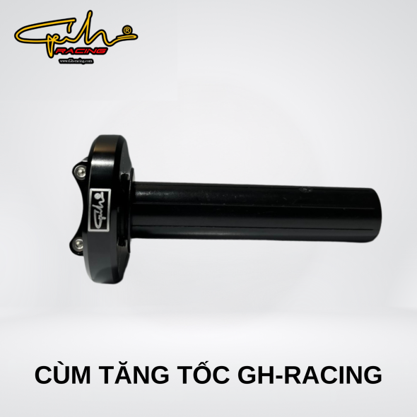 CÙM TĂNG TỐC CNC GH-RACING ( BLACK )